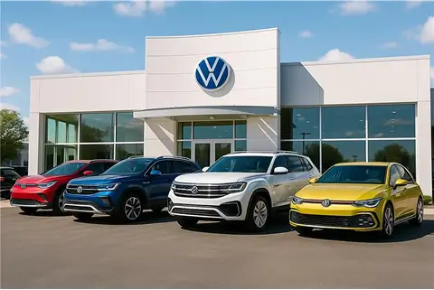 SUVs in a line